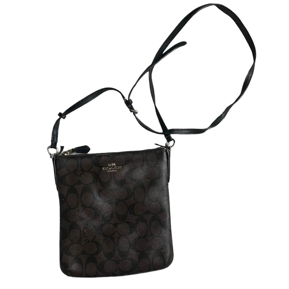 Coach Black and Brown Crossbody Bag